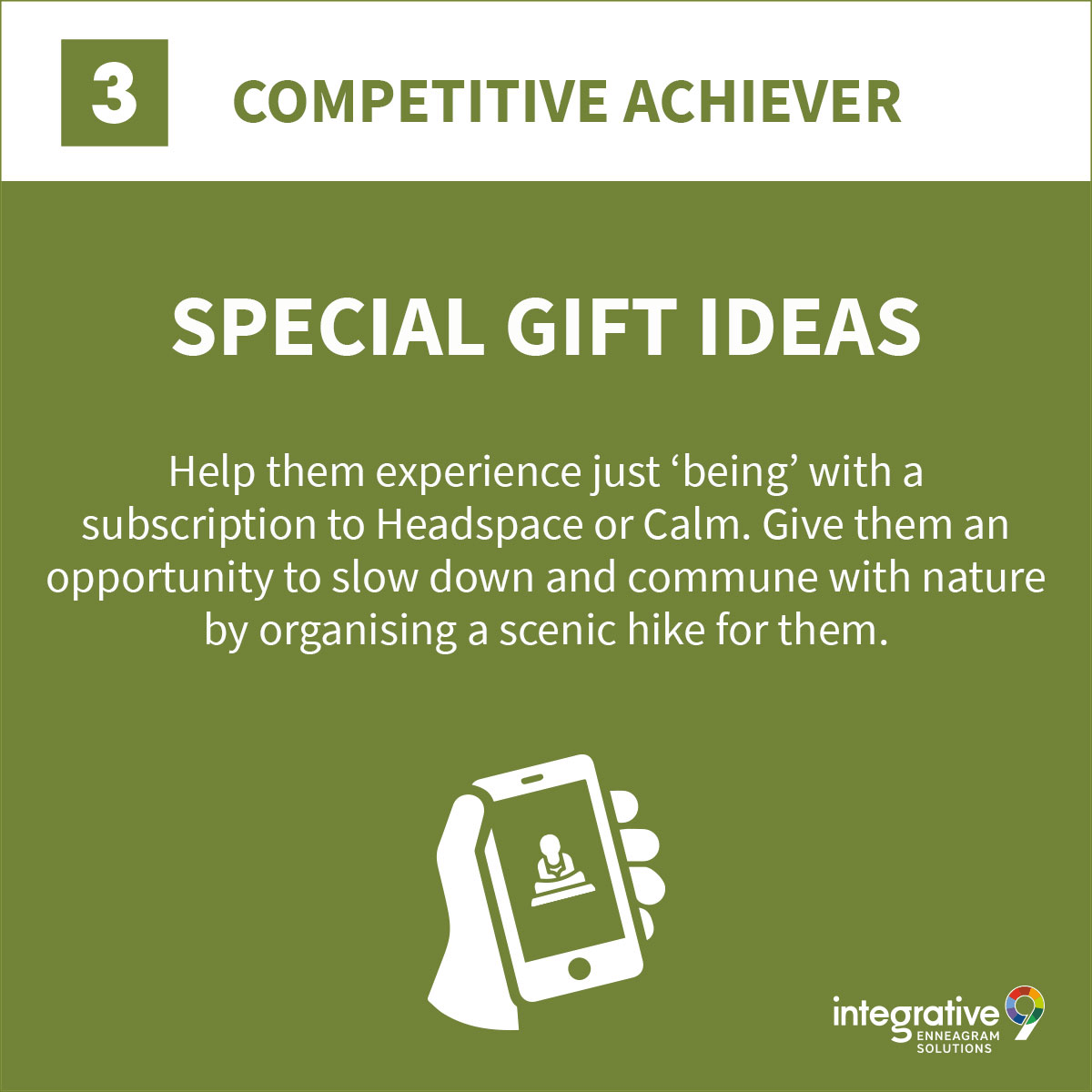 conpetitive achiever special gift