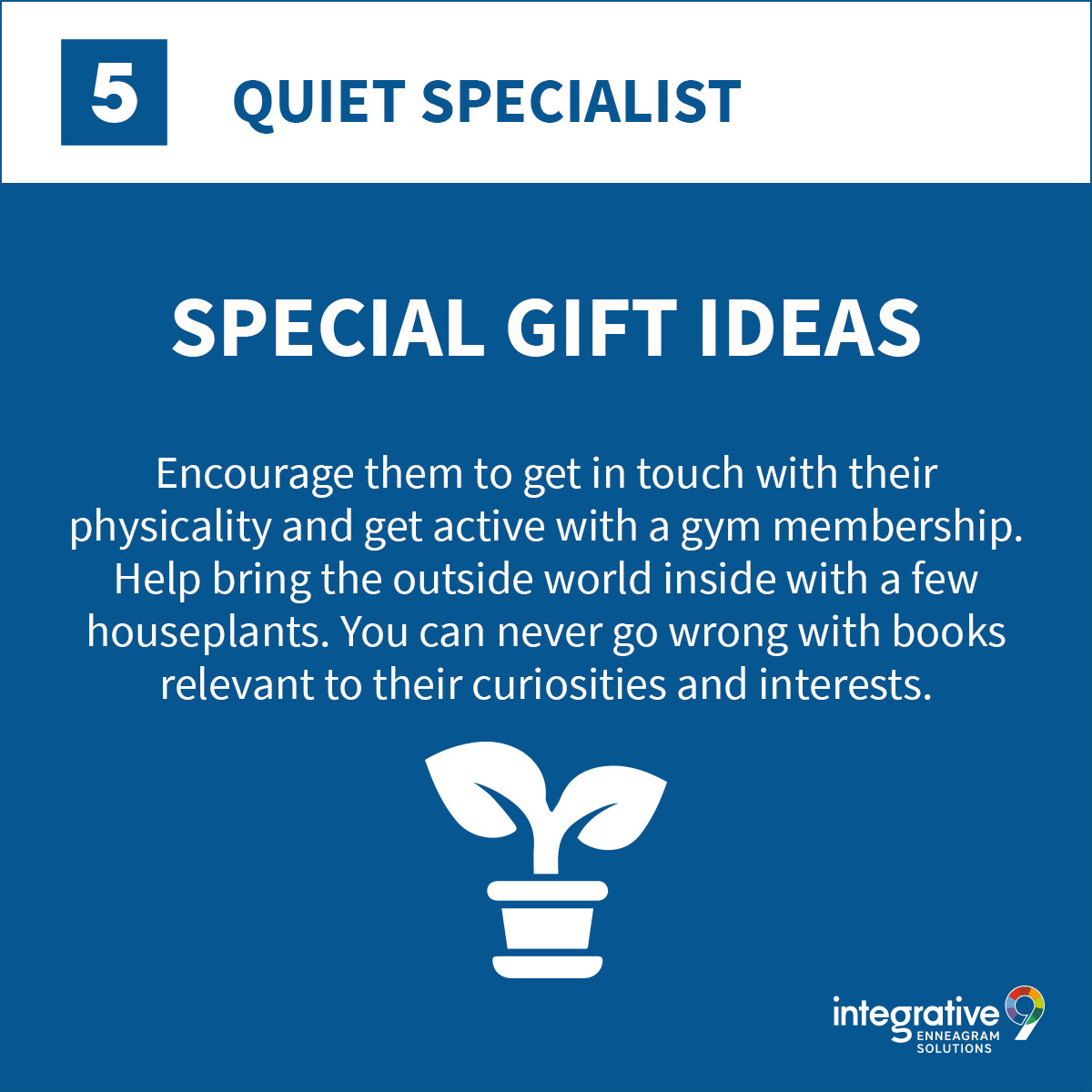 quiet specialist special gift