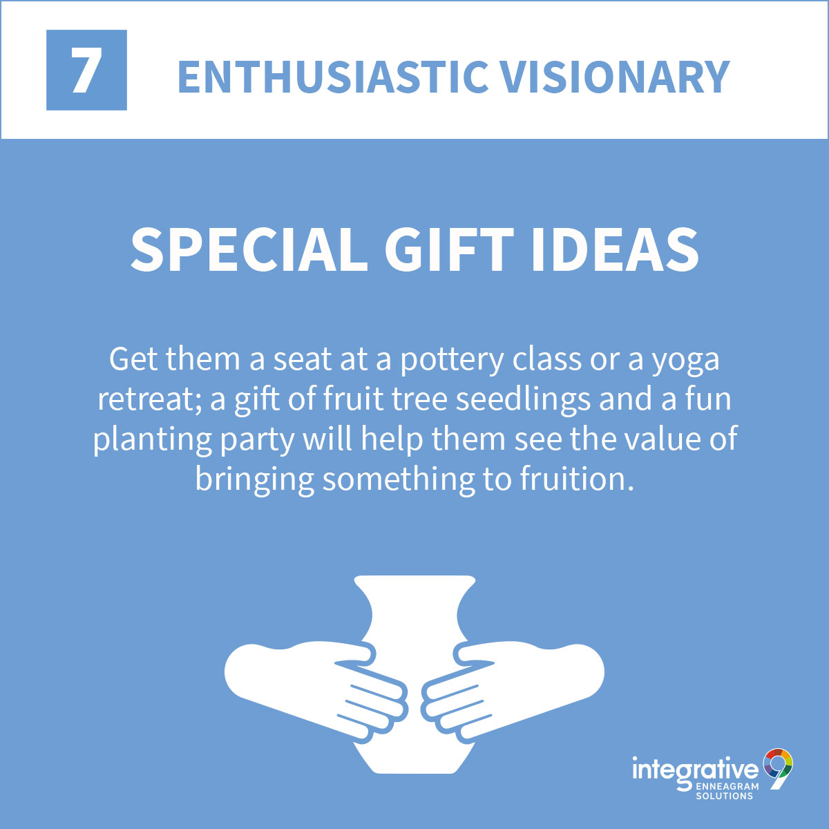 enthusiastic visionary special gift